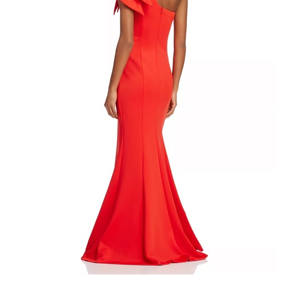 Aqua red gown (size 6) - Picture 9 of 13